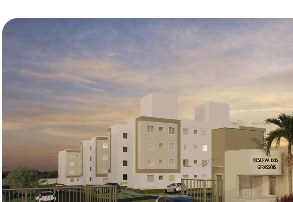 Reserva dos Girassóis — MRV Palmas: fachada do empreendimento ao entardecer