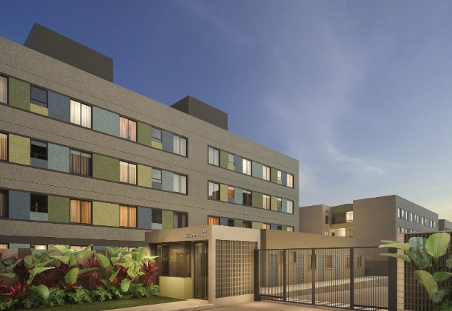 Residencial Palma — MRV Palmas: fachada do empreendimento